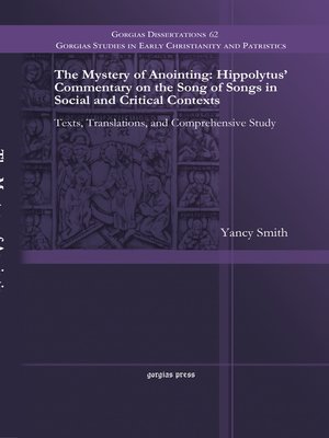 cover image of The Mystery of Anointing